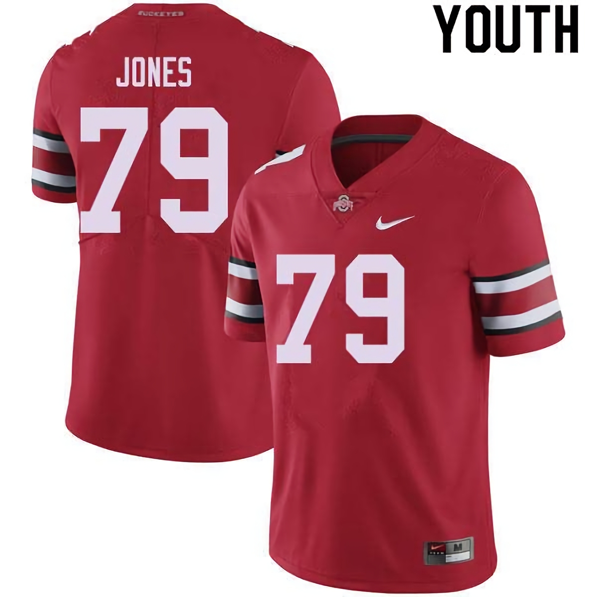 Dawand Jones Ohio State Buckeyes Youth NCAA #79 Nike Red College Stitched Football Jersey PZO8656ZG